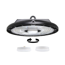 IP65 IK08 5 Years Warranty 1-10V Dimmable Smart Motion Sensor 200W LED UFO High Bay Fixture for Warehouse